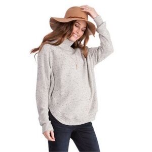 Seraphine Textured Knit Cape Maternity Sweater
